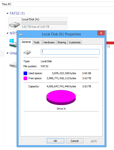 Fat32 hard drive formatter program ma